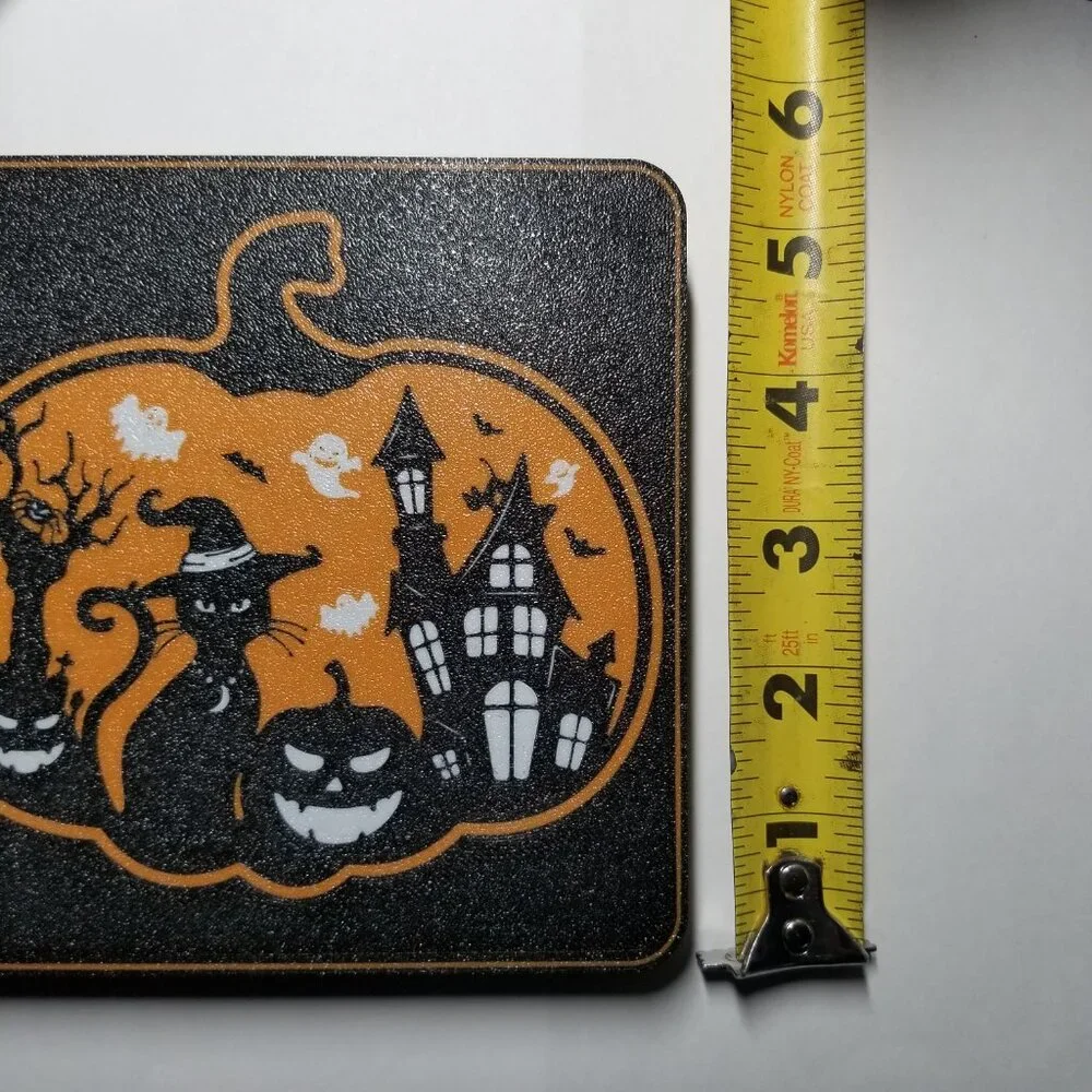 Halloween LED Pumpkin Light Box Remote Color Changing Cat Haunted House Decor